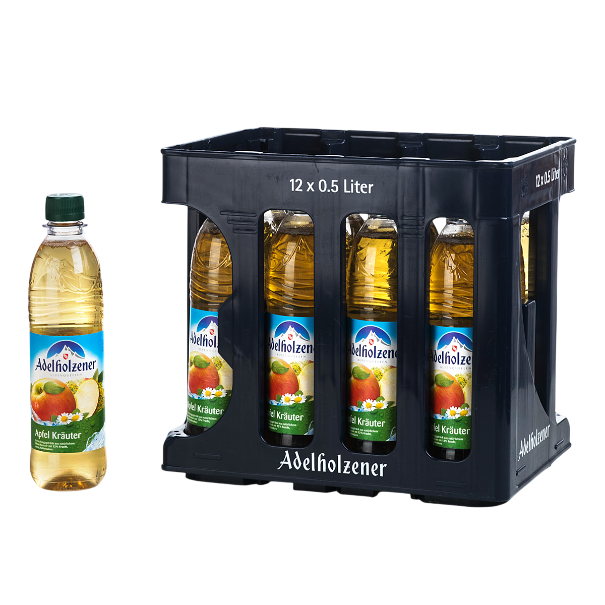 Adelholzener Apfel Kräuter PET 0,5l MW