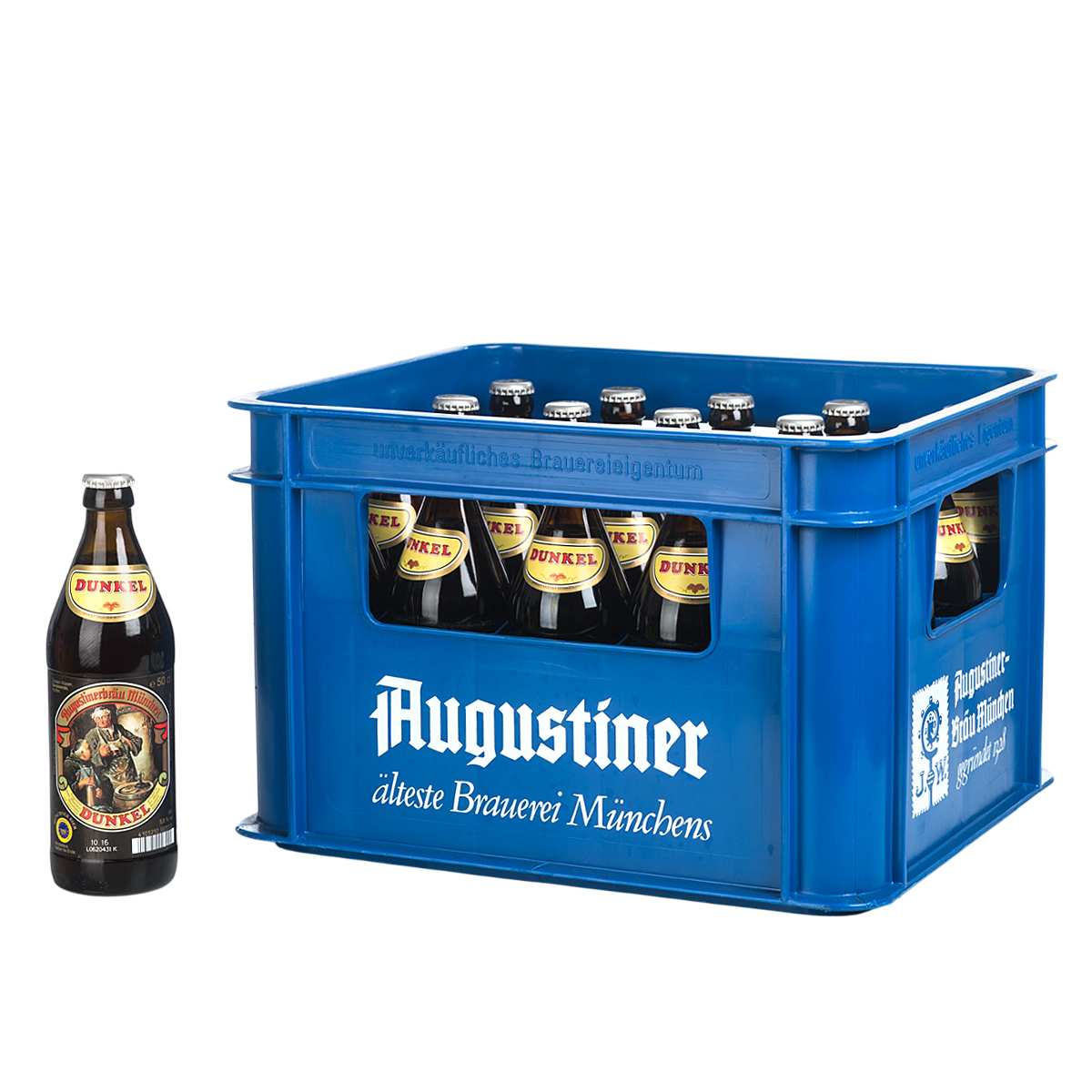 Augustiner Lagerbier Dunkel 20 x 0,5l - MEHRWEG +3,10 € Pfand