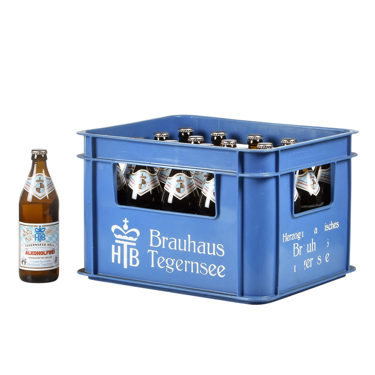 Tegernseer Hell alkoholfrei 20 x 0,5l - MEHRWEG +3,10 € Pfand