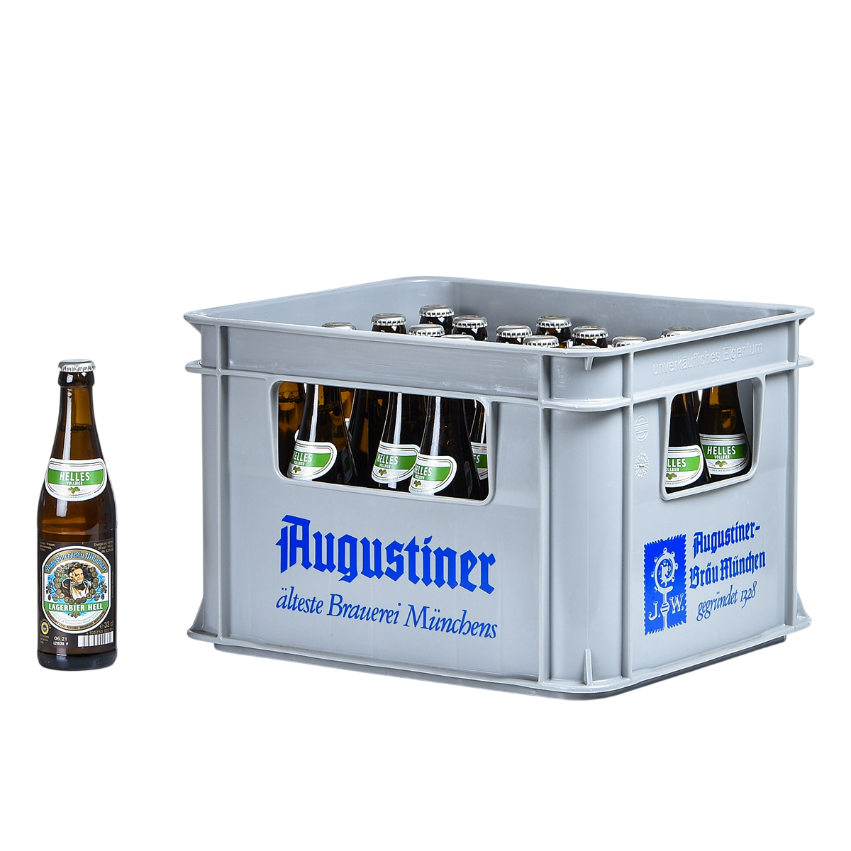 Augustiner Lagerbier Hell 24 x 0,33l - MEHRWEG +3,42 € Pfand