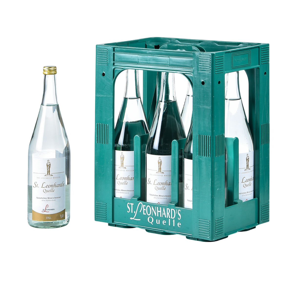 St. Leonhardsquellen Still 6 x 1l - MEHRWEG +2,40€ Pfand