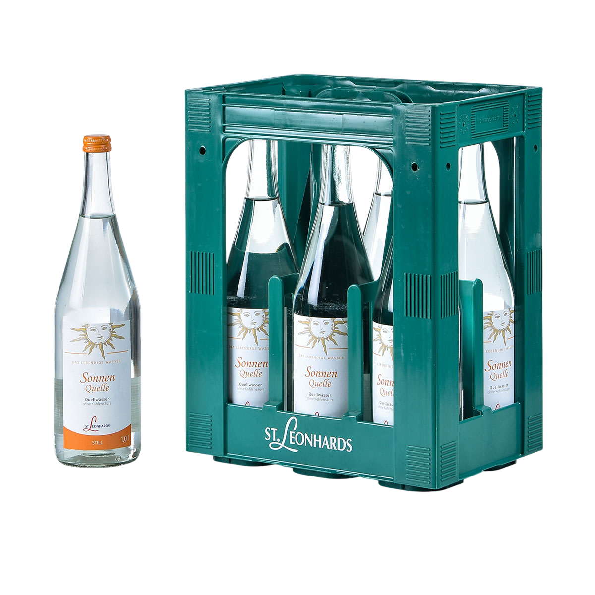 St. Leonhardsquellen Sonnenquelle 6 x 1l - MEHRWEG +2,40€ Pfand