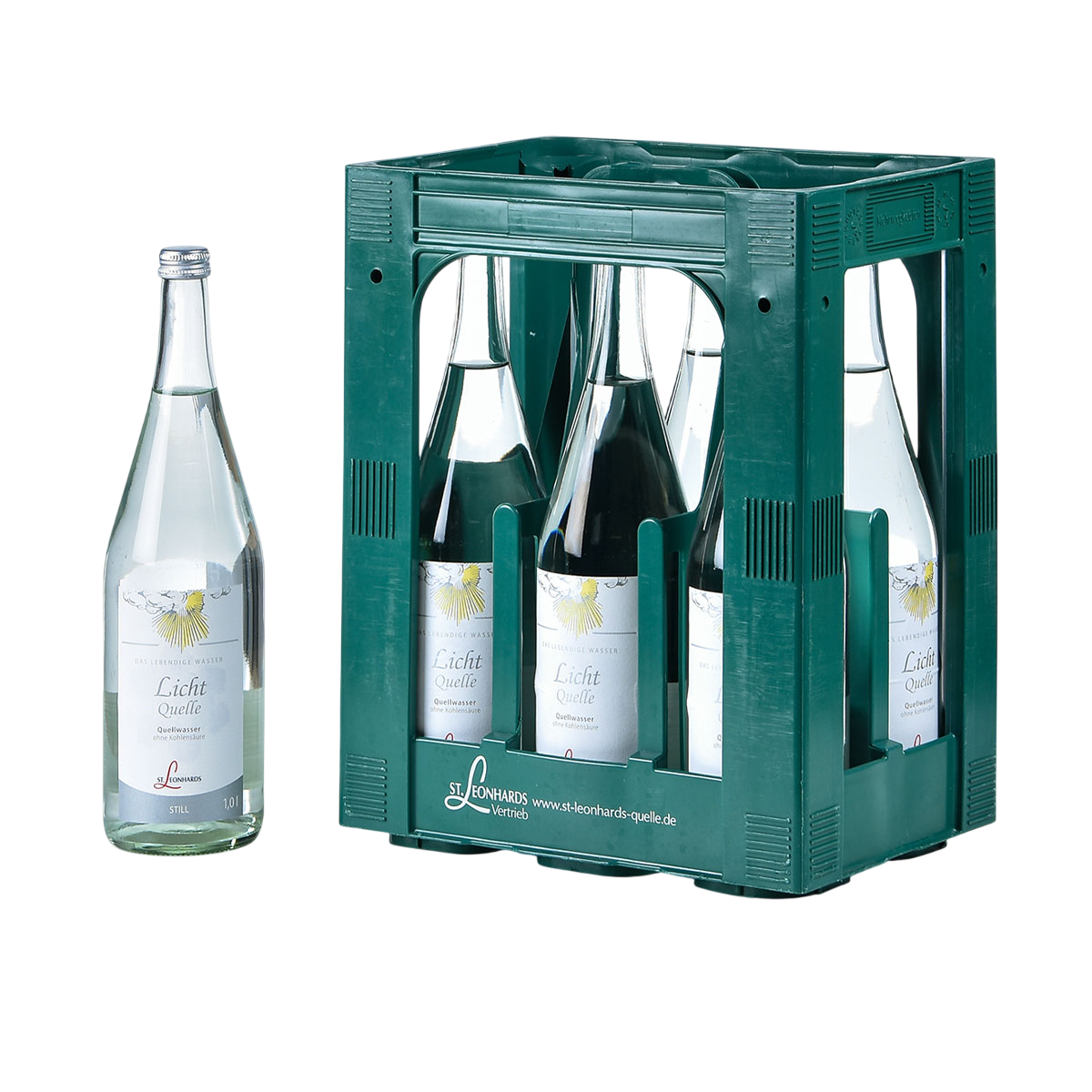 St. Leonhardsquellen Lichtquelle 6 x 1l - MEHRWEG +2,40€ Pfand