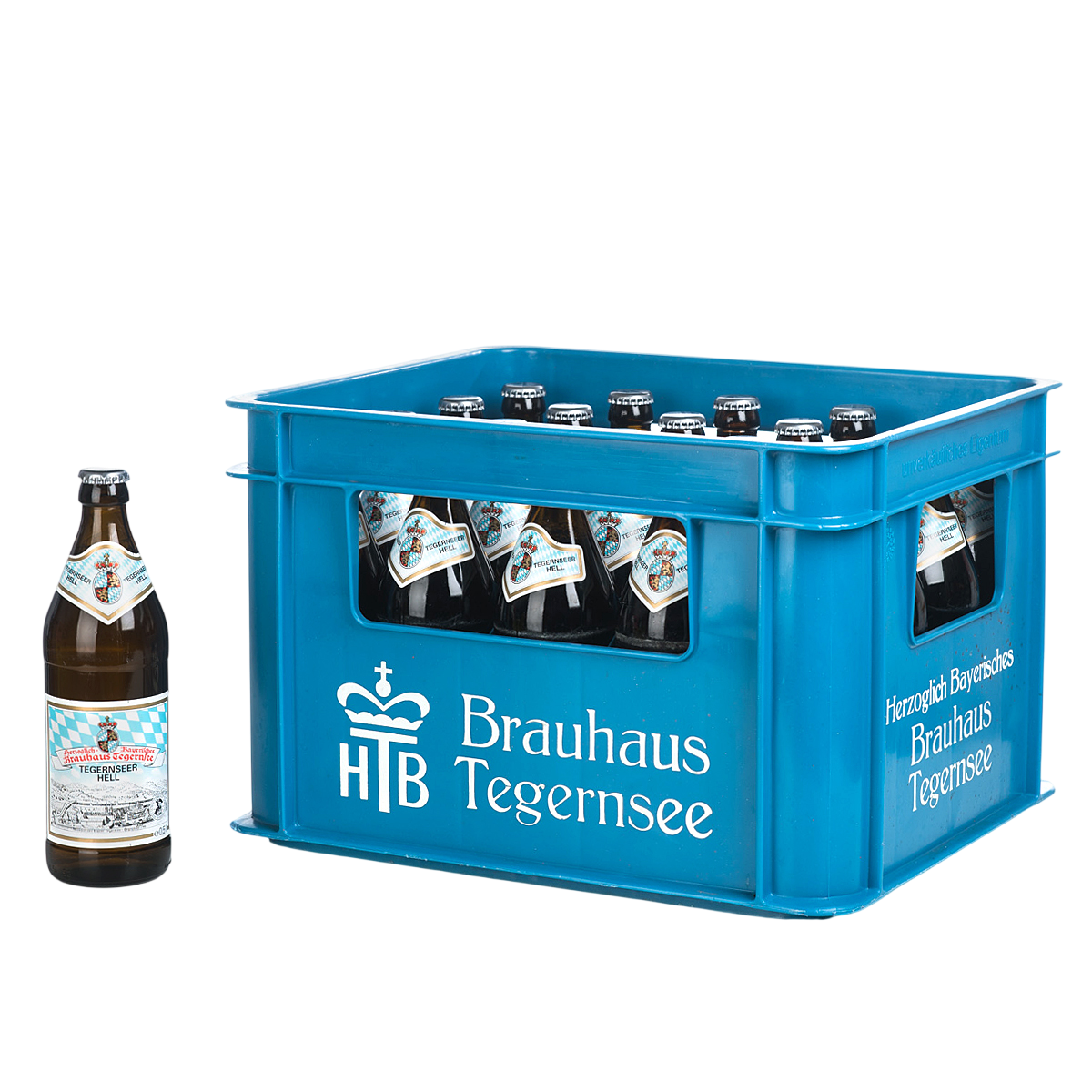 Tegernseer Hell 20 x 0,5l - MEHRWEG +3,10 € Pfand
