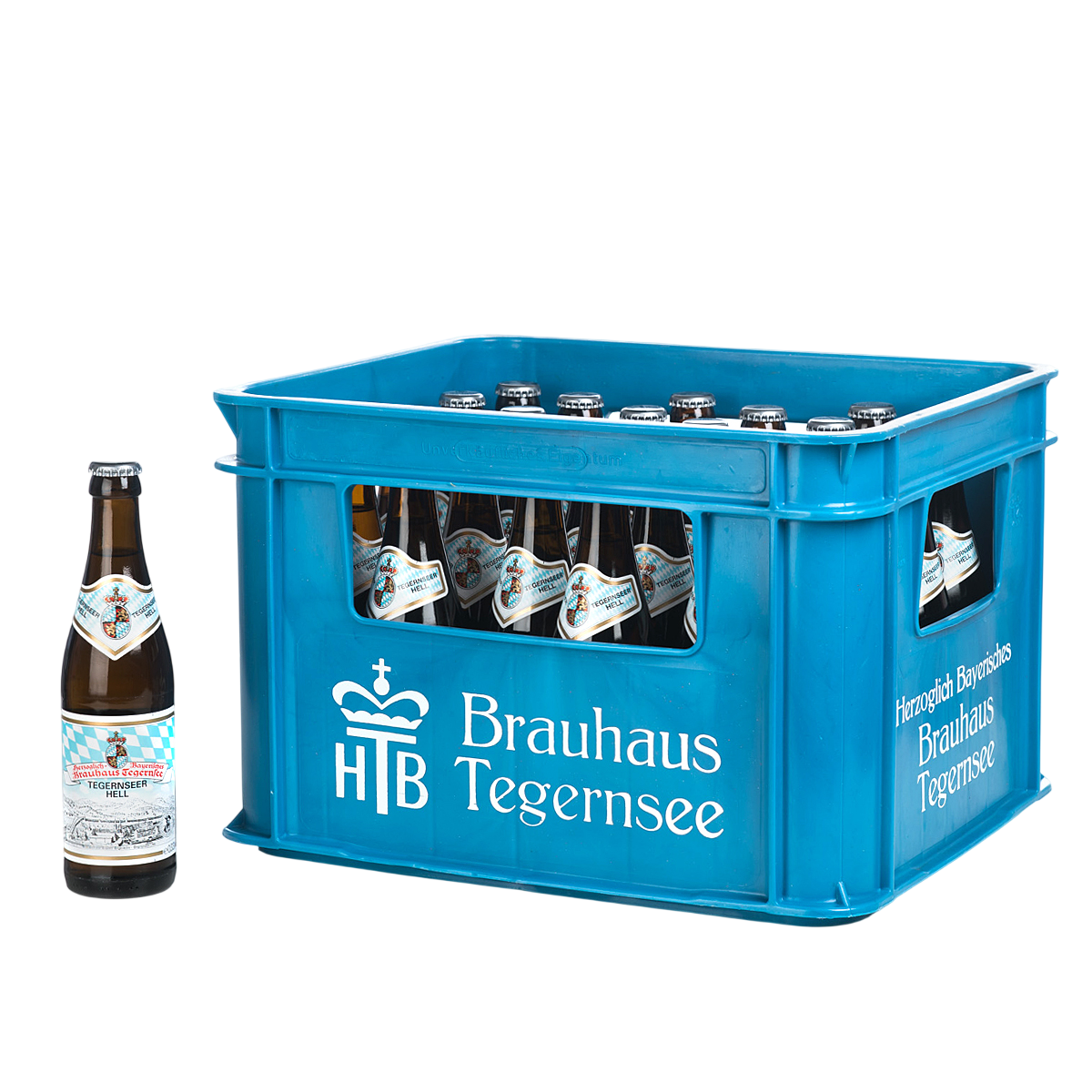 Tegernseer Hell 24 x 0,33l - MEHRWEG +3,42 € Pfand
