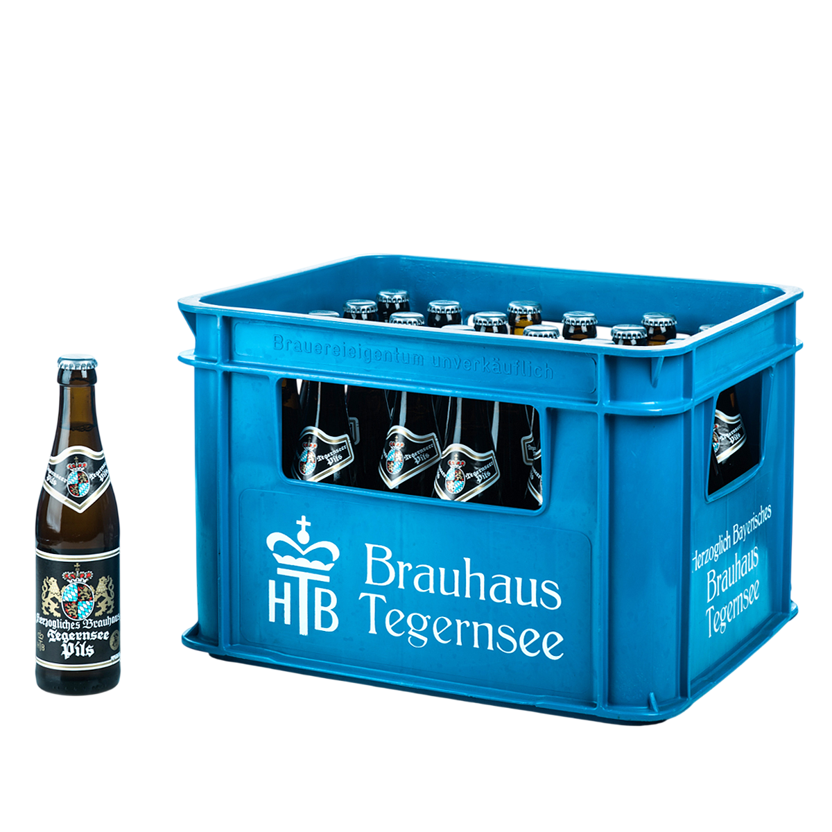 Tegernseer Pils 24 x 0,33l - MEHRWEG +3,42 € Pfand