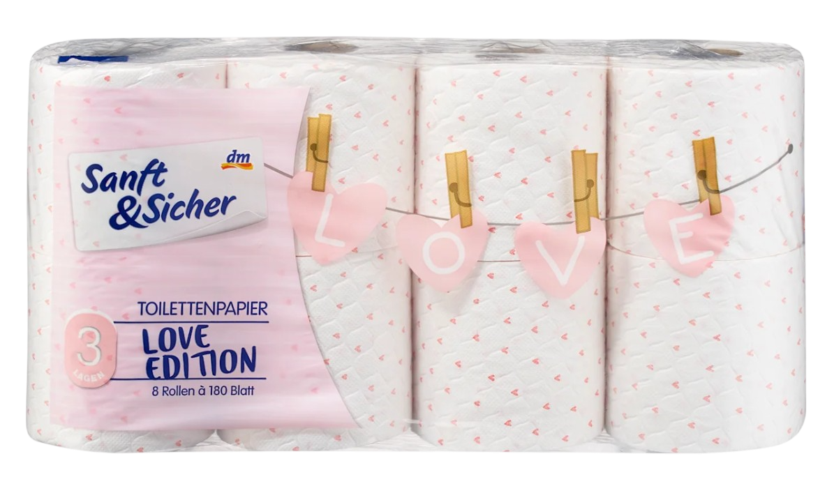 Saison-Toilettenpapier, 3-lagig, 8 Rollen à 180 Blatt