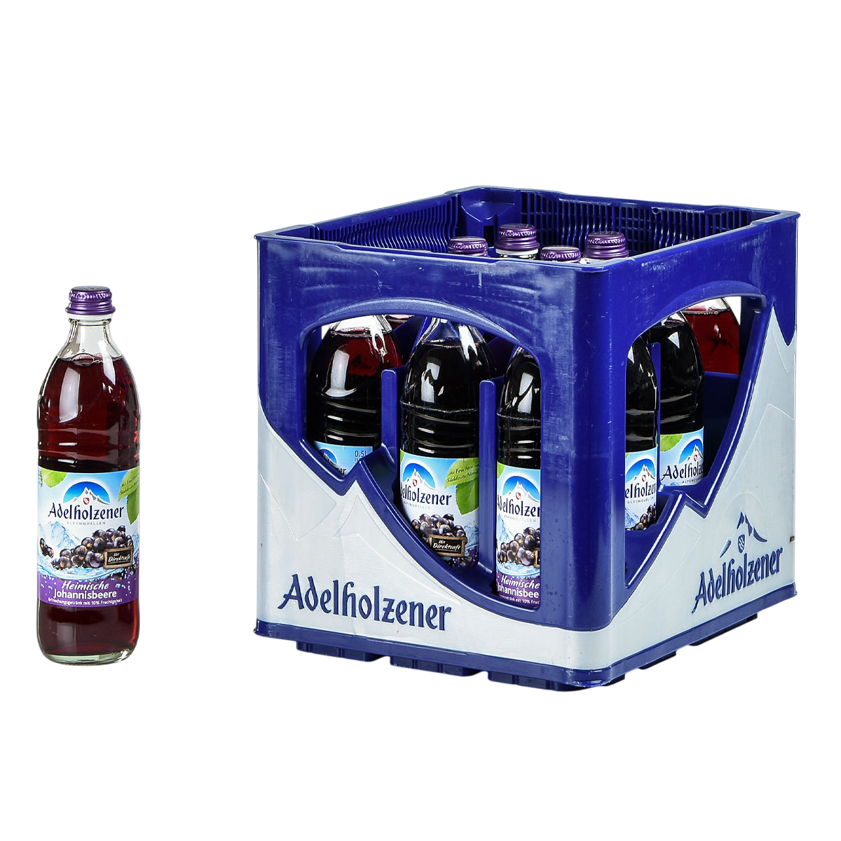 Adelholzener Heimische Johannisbeere Glas 0,5l MW
