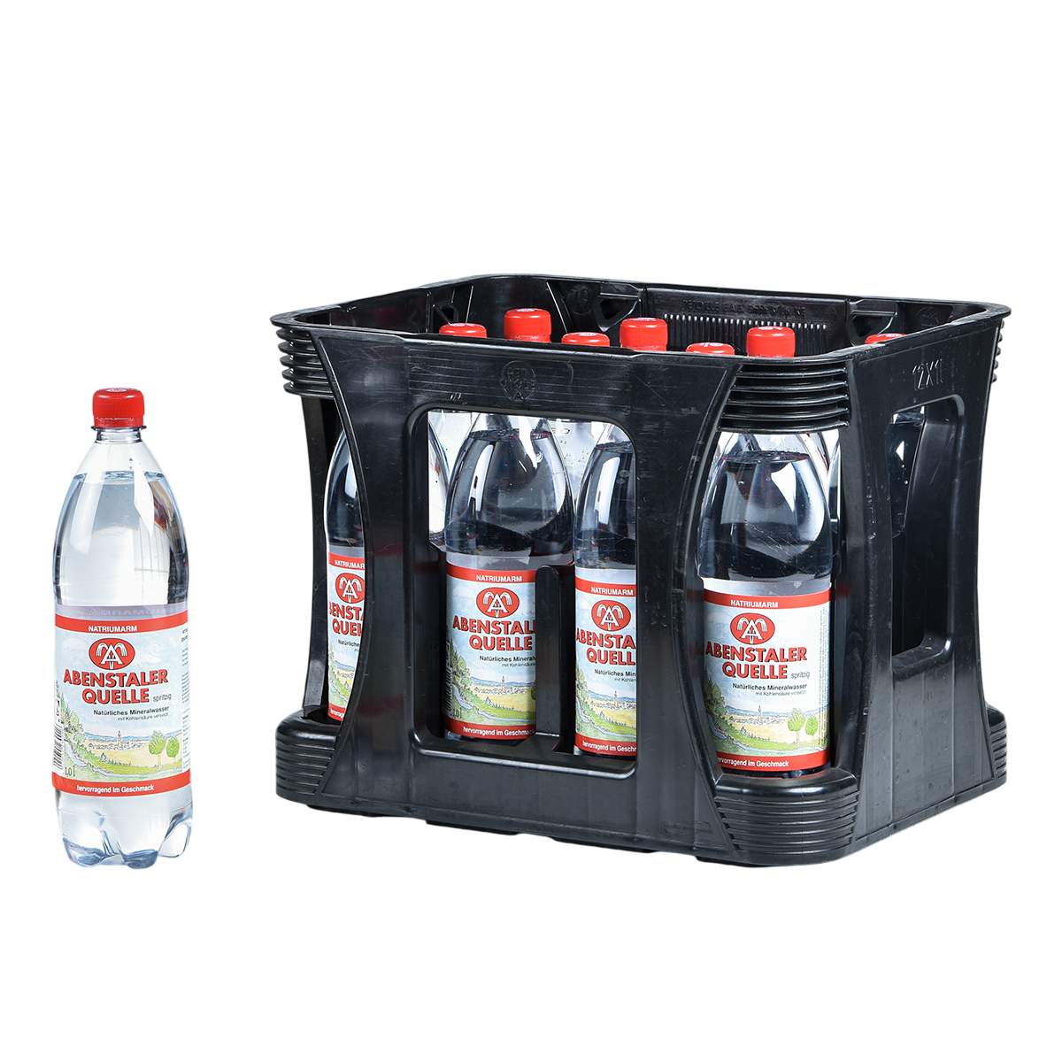 Abenstaler Quelle spritzig PET 12x 1,0l