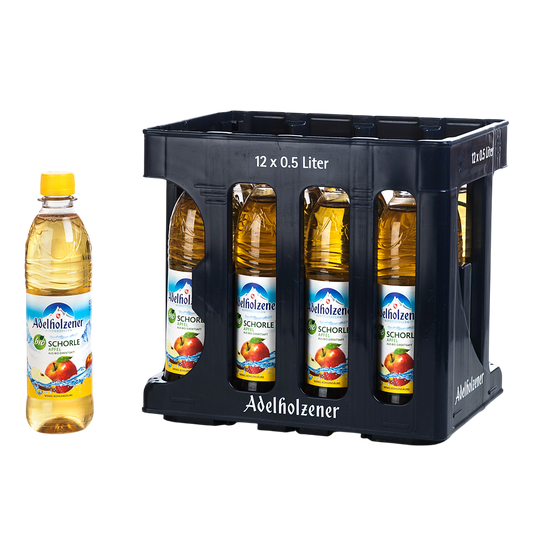 Adelholzener Bio Apfelschorle PET 0,5l MW