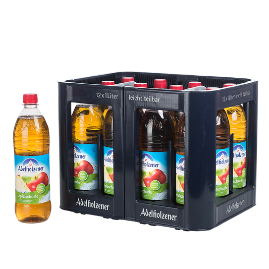 Adelholzener Apfelschorle PET 1,0l MW