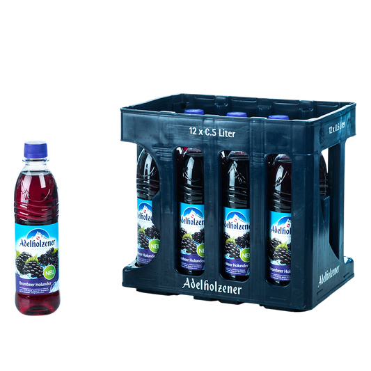 Adelholzener Brombeer-Holunder PET 0,5l MW
