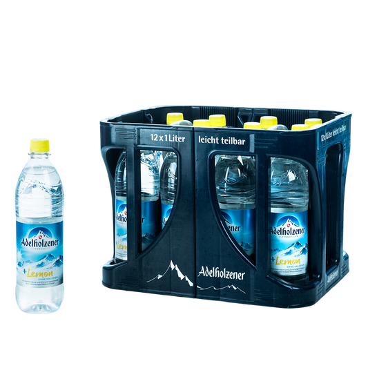 Adelholzener +Lemon PET 1,0l MW