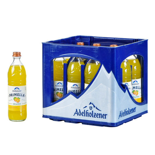 Adelholzener Orange Glas 0,5 MW