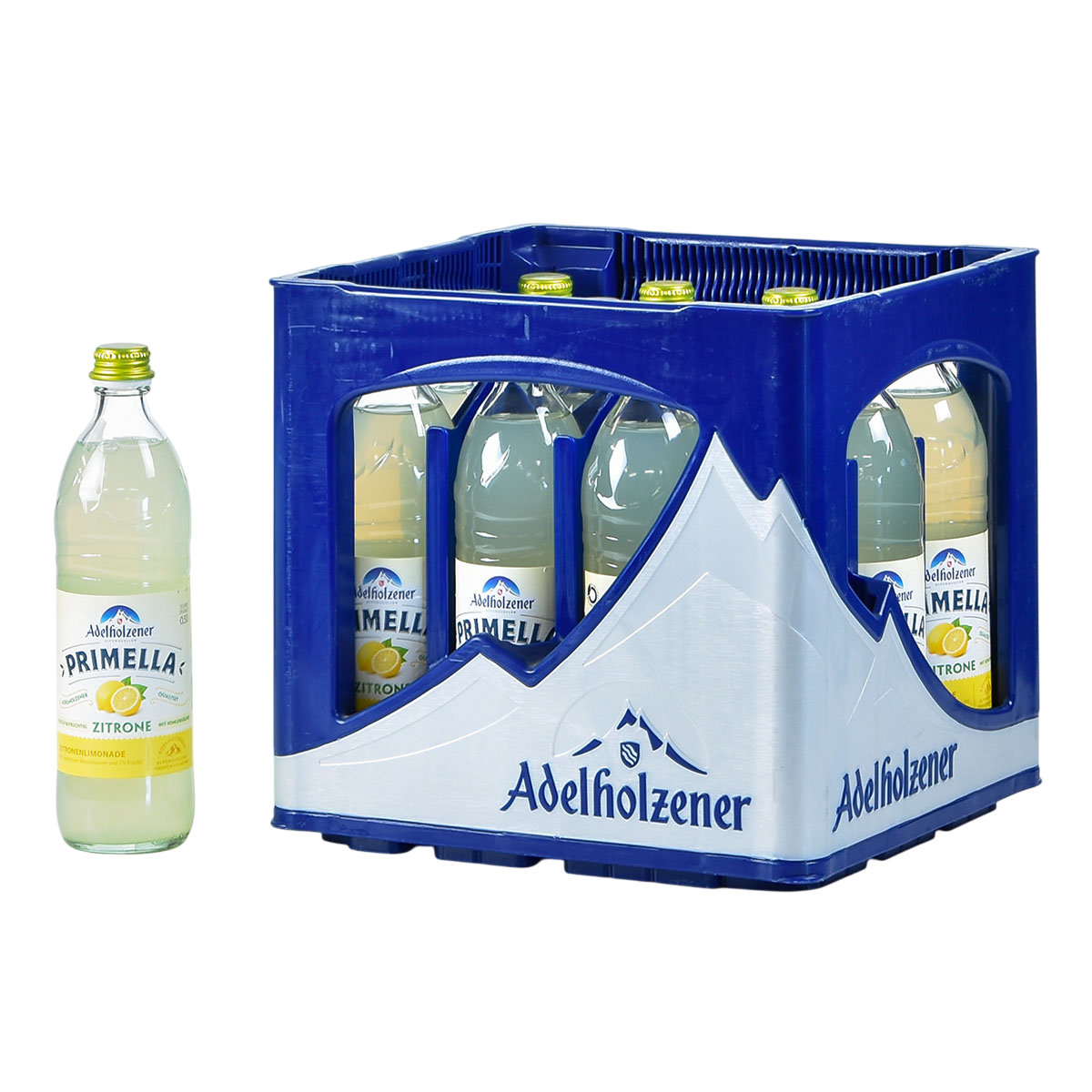 Adelholzener Primella trübe Zitron Glas 0,5 MW
