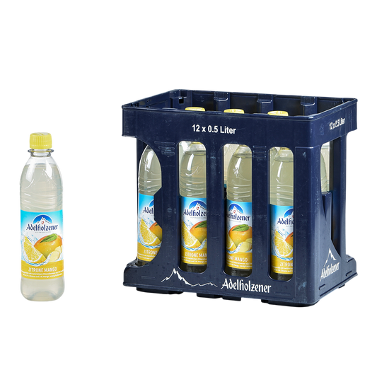 Adelholzener Zitrone Mango PET 0,5  MW