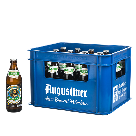 Augustiner Hell 20 x 0,5l - MEHRWEG +3,10€ Pfand