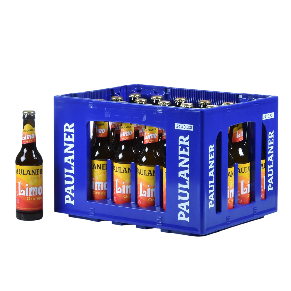 Paulaner Limo Orange 24x0,33l - MEHRWEG +3,42 € Pfand