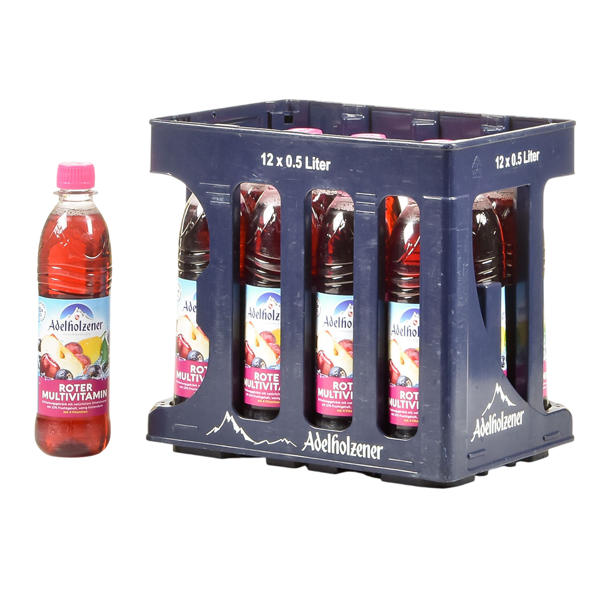Adelholzener Roter Multivitamin PET 0,5l MW