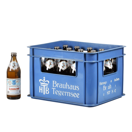 Tegernseer Hell alkoholfrei 20 x 0,5l - MEHRWEG +3,10 € Pfand