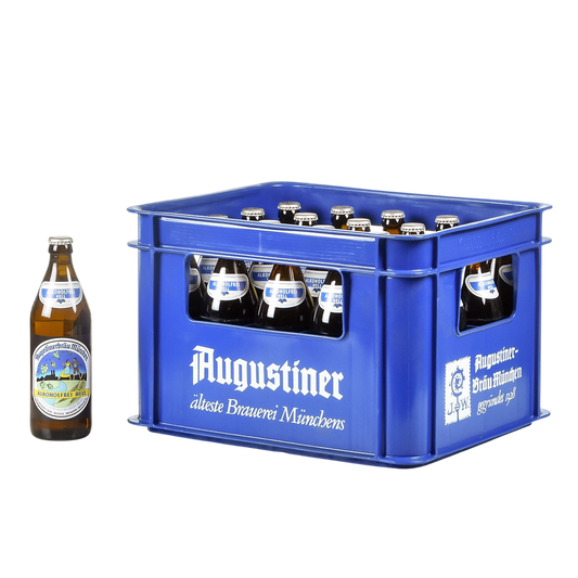 Augustiner Hell alkoholfrei 20×0,5 L - MEHRWEG +3,10€ Pfand