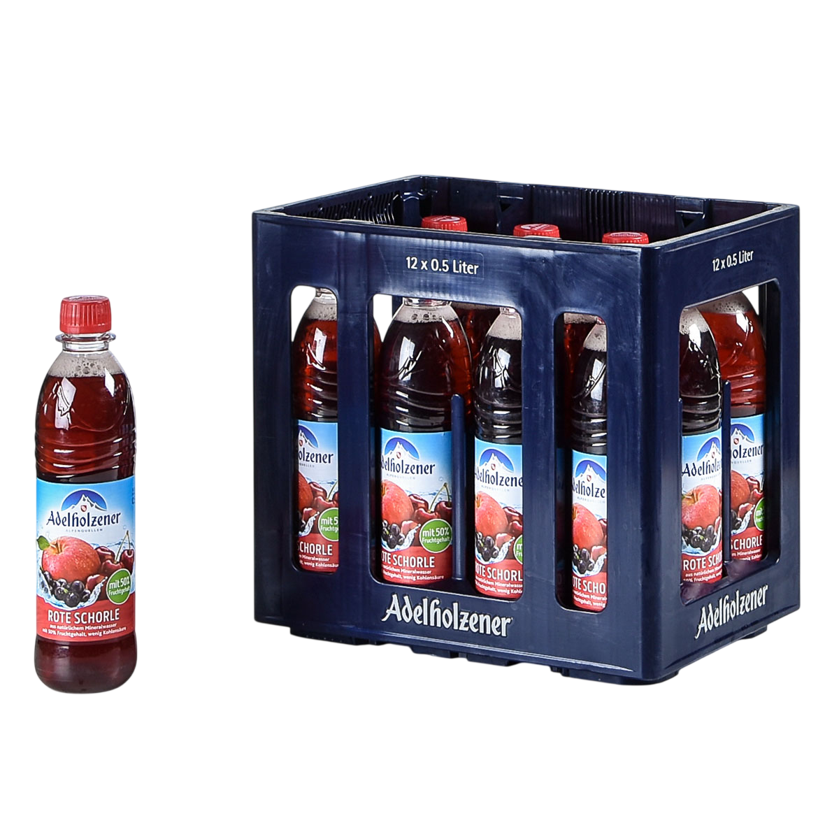 Adelholzener Rote Schorle PET 0,5l MW