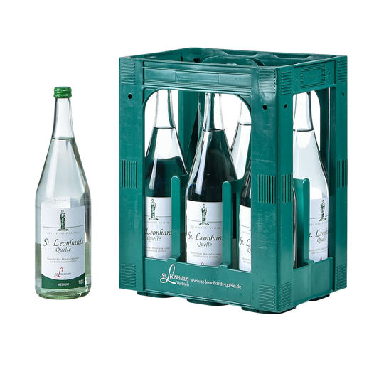 St. Leonhardsquellen Medium 6 x 1l - MEHRWEG +2,40€ Pfand