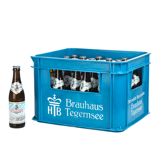 Tegernseer Hell 24 x 0,33l - MEHRWEG +3,42 € Pfand
