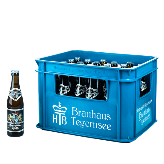 Tegernseer Pils 24 x 0,33l - MEHRWEG +3,42 € Pfand